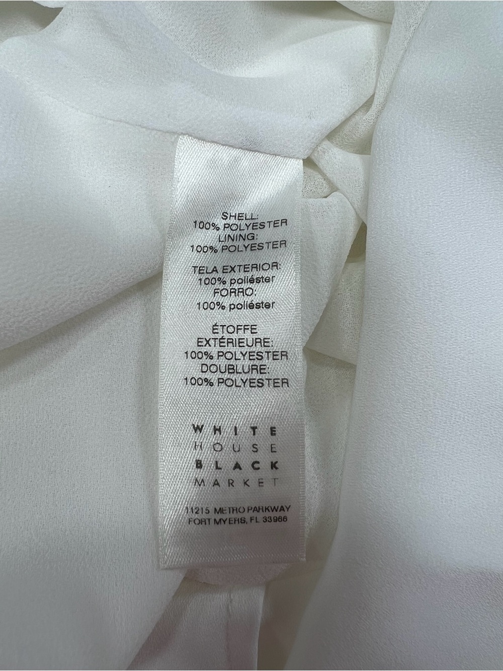 WHBM Ruffle Blouse S - Picture 8 of 10